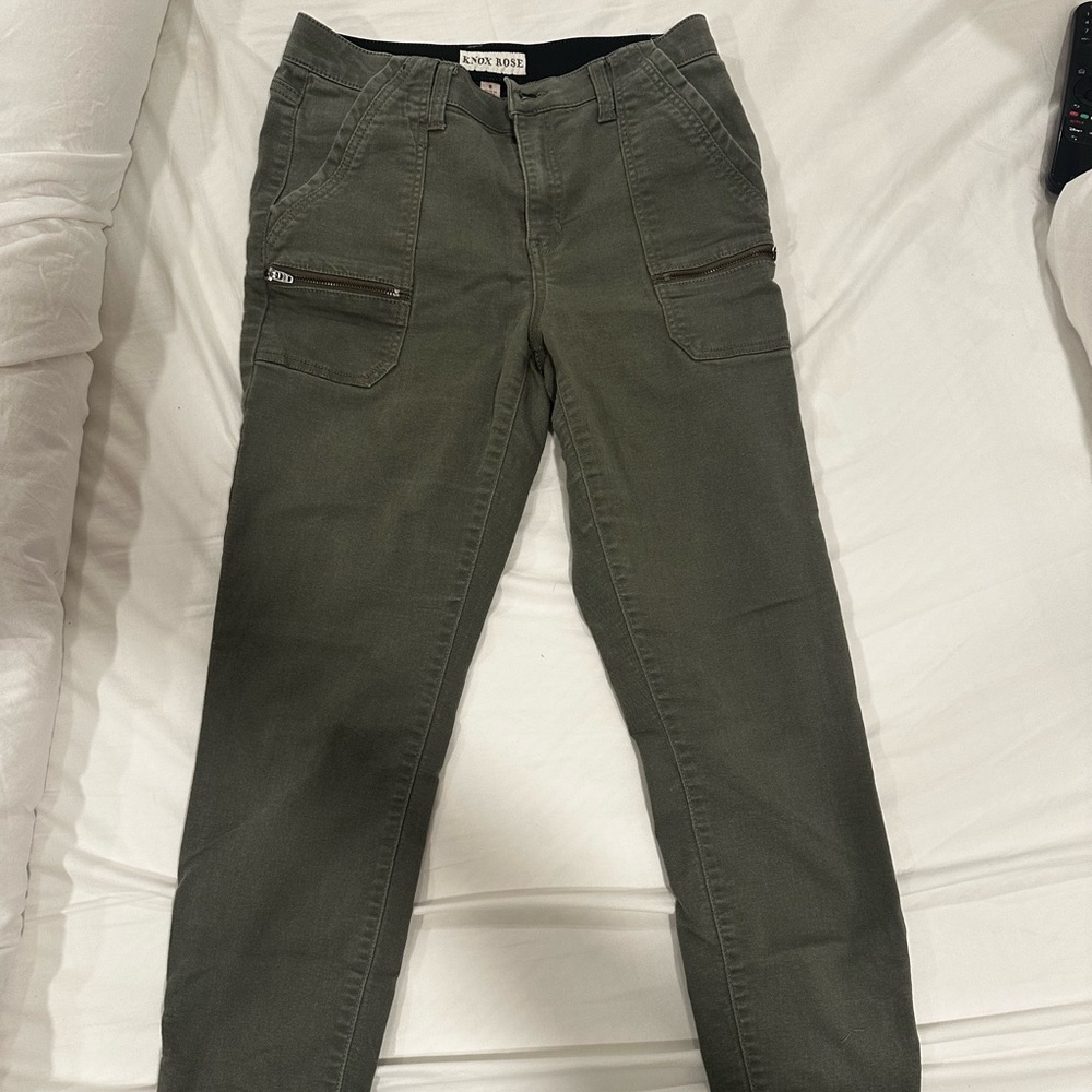 Knox Rose Sage Green Trousers